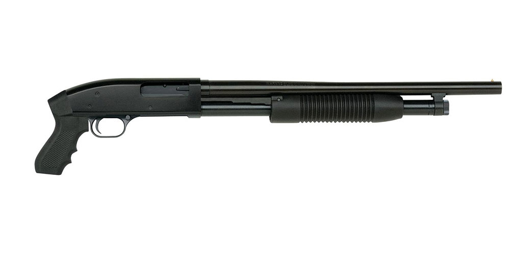 MAV M88 CRUISER 12M/20CB 8RD pump-action shotgun isolated on a white background.